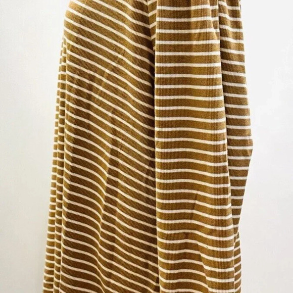 NWT CROFT & BARROW Women Long Sleeve Pullover High Neck Striped Brown Shirt 2X - Picture 11 of 15